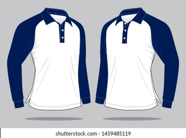 Navy Blue Polo Shirt Template Images, Stock Photos & Vectors | Shutterstock