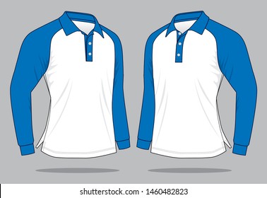 Long Sleeve Polo Shirt Design Vector Stock Vector (Royalty Free) 1480513469