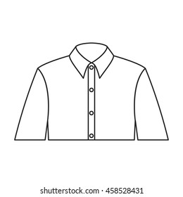Long sleeve shirt icon of vector illustration for web and mobile design