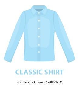 Long sleeve shirt icon of vector illustration for web and mobile