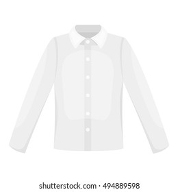 Long sleeve shirt icon of vector illustration for web and mobile