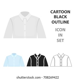 Long sleeve shirt icon of vector illustration for web and mobile
