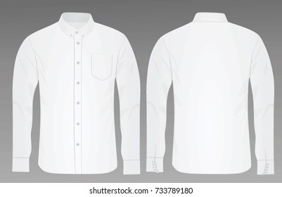 Long sleeve shirt. vector illustration