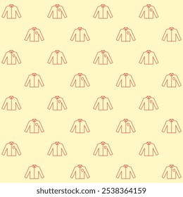 Long Sleeve Shirt Vector Seamless Pattern