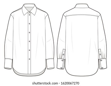 Children Shirt Design Vector Sketchlong Sleeve Stock Vector (Royalty ...