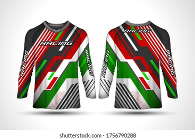 Long sleeve sport jersey design