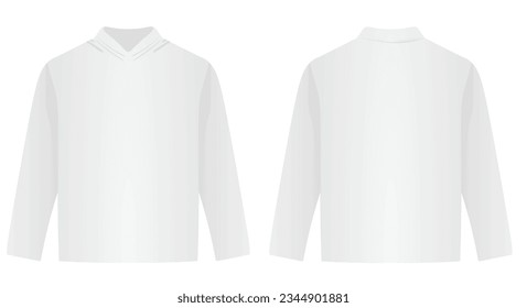 Long sleeve sweater. vector illustration