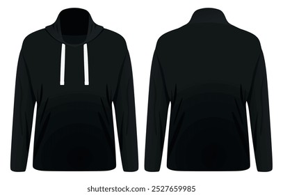 Long sleeve sweater. vector illustration