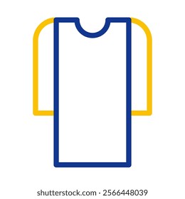 Long sleeve t shirt icon. Concept of fashion, clothing, and style.