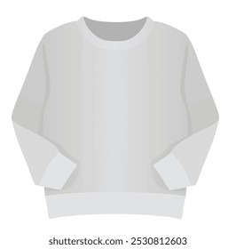 Long sleeve t shirt. vector illustration