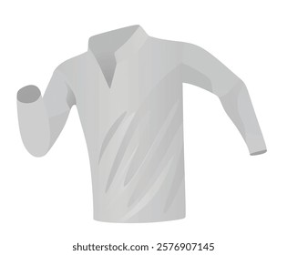 Long sleeve t shirt. vector illustration