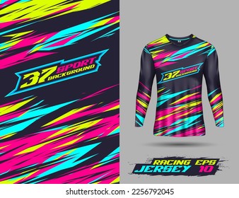 Camisas de manga larga de fondo abstracto para el equipo de camiseta deportiva extrema, motocross, carreras de coches, ciclismo, pesca, submarinismo, leggings, fútbol, juegos de azar