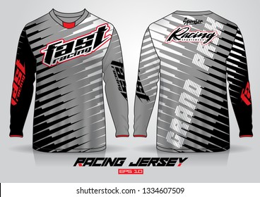 Long Sleeve Tshirt Design Template Motorcycle Stock Vector (Royalty ...