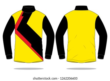 Long Sleeve T-shirt Design Vector