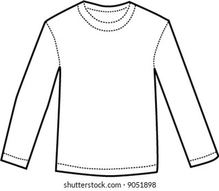 Long Sleeve T-shirt illustration