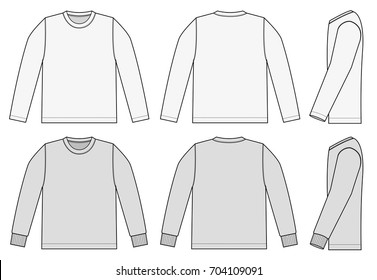 Long Sleeve Shirt Vector Art, Icons, and Graphics for Free Download