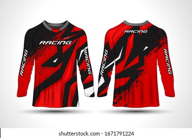 Long sleeve t-shirt sport motorcycle, motocross jersey.