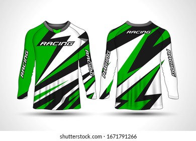 Long sleeve t-shirt sport motorcycle, motocross jersey.