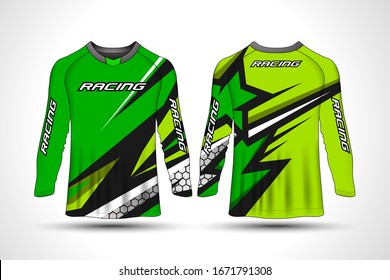 Long sleeve t-shirt sport motorcycle, motocross jersey.