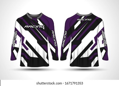 Long sleeve t-shirt sport motorcycle, motocross jersey.