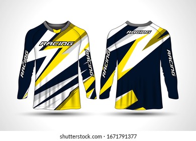 Long sleeve t-shirt sport motorcycle, motocross jersey.