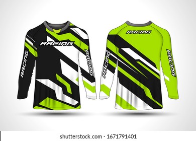 Long sleeve t-shirt sport motorcycle, motocross jersey.