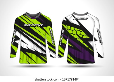 Long sleeve t-shirt sport motorcycle, motocross jersey.