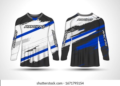 Long sleeve t-shirt sport motorcycle, motocross jersey.