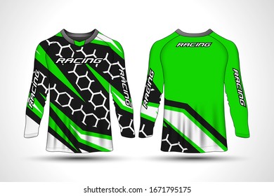 Long sleeve t-shirt sport motorcycle, motocross jersey.