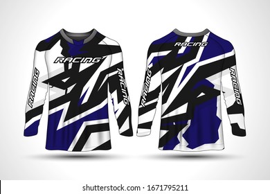 Long sleeve t-shirt sport motorcycle, motocross jersey.