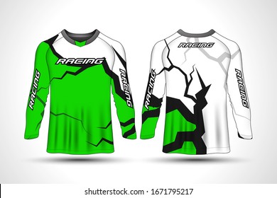 Long sleeve t-shirt sport motorcycle, motocross jersey.