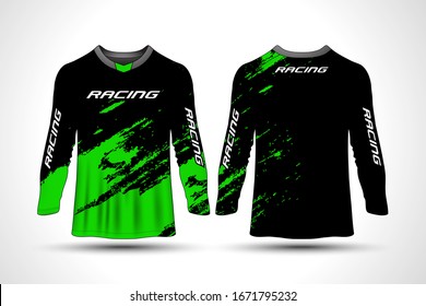 Long sleeve t-shirt sport motorcycle, motocross jersey.