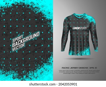 Diseño deportivo de camisetas de manga larga para carreras, camisetas, ciclismo, fútbol, juegos, motocross