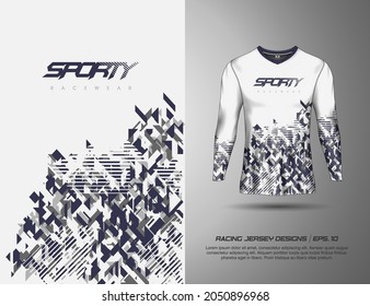 Sports jersey and t-shirt template sports jersey design vector mockup.  Sports design for football, racing, gaming jersey. Vector. 8172963 Vector  Art at Vecteezy