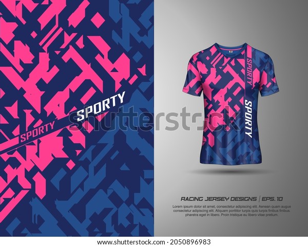 Long sleeve tshirt sports design for\
racing, jersey, cycling, football, gaming,\
motocross