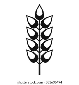 Long spica icon. Simple illustration of long spica vector icon for web