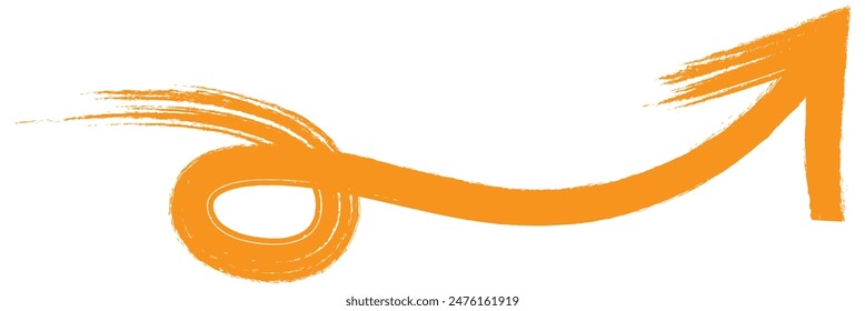  Long straight brush arrow icons. Blue horizontal pointer, direction, transfer, position or location and width signs isolated on white background