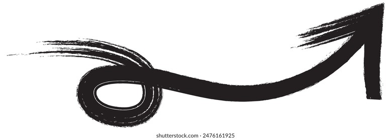  Iconos largos de flecha de pincel recto. Puntero Horizontal azul, dirección, transferencia, posición o ubicación y señales de ancho aisladas sobre fondo blanco