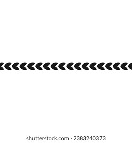 Long straight wheat ear with grains. Seamless repeating pattern.
