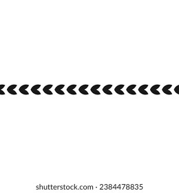 Long straight wheat ear with grains. Seamless repeating pattern.