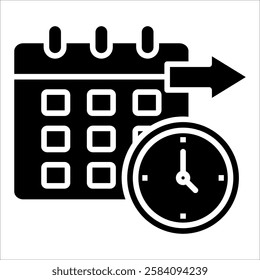 Long Term Icon Element For Design