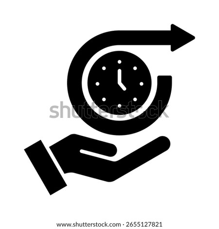 Long Term Icon Element For Design