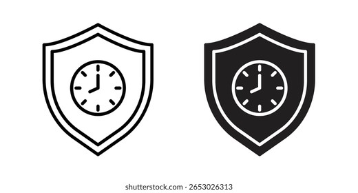 Long term icon Logo Design Vector Template Illustration