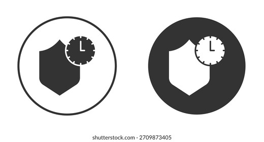 Long term icon signs pack. Vector symbols for graphic designs