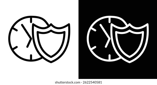 Langzeit-Symbol, Vektorgrafik EPS