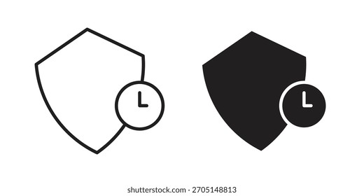 Diseños modernos de Vector de iconos a largo plazo