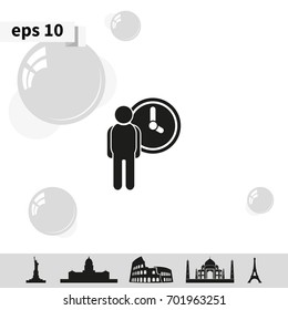 Long term investments icon. Time is money illustration.