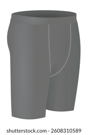 Long tight shorts. vector illustration
