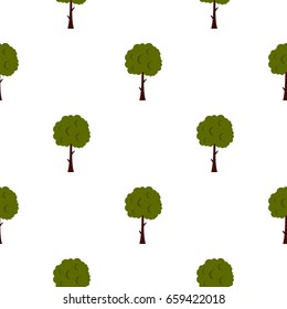 Long tree pattern seamless flat style for web vector illustration