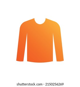 Long T-shirt isolated icon design template